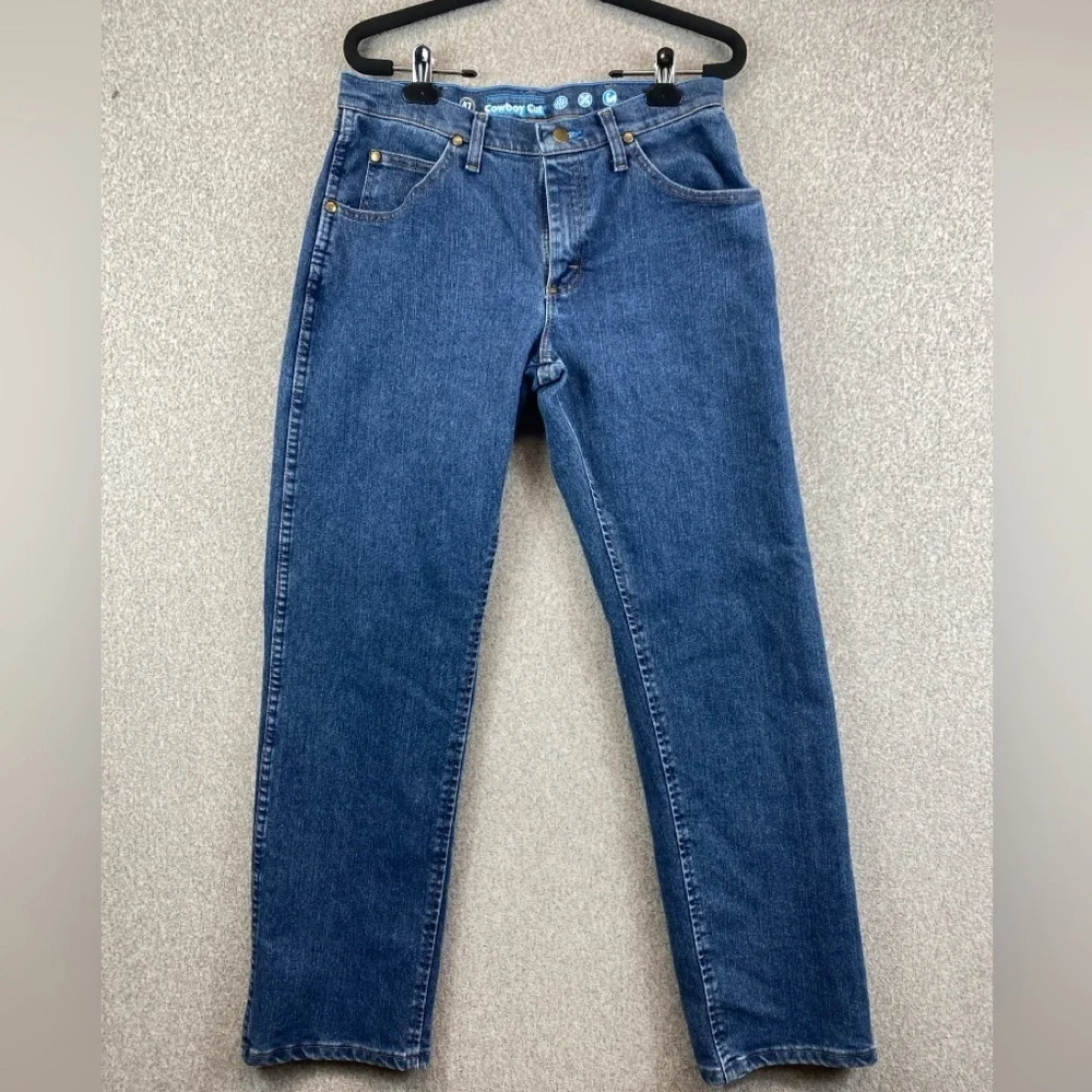 Wrangler Rock 47 cowboy cut jeans 30x30 regular fit straight leg western rodeo